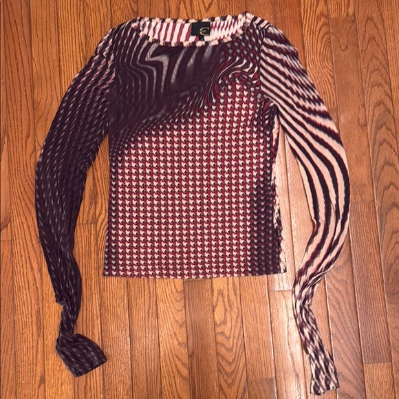 Vintage Just Cavalli Houndstooth Long Sleeve - Picture 5 of 6